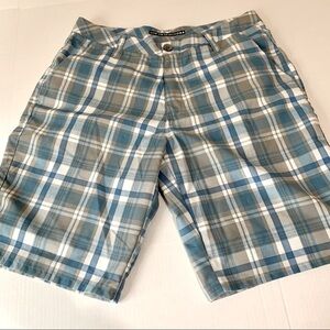 HOST PICK 🎉😀🎊. RIP CURL  Live the Search Blue, Gray and White Plaid Shorts